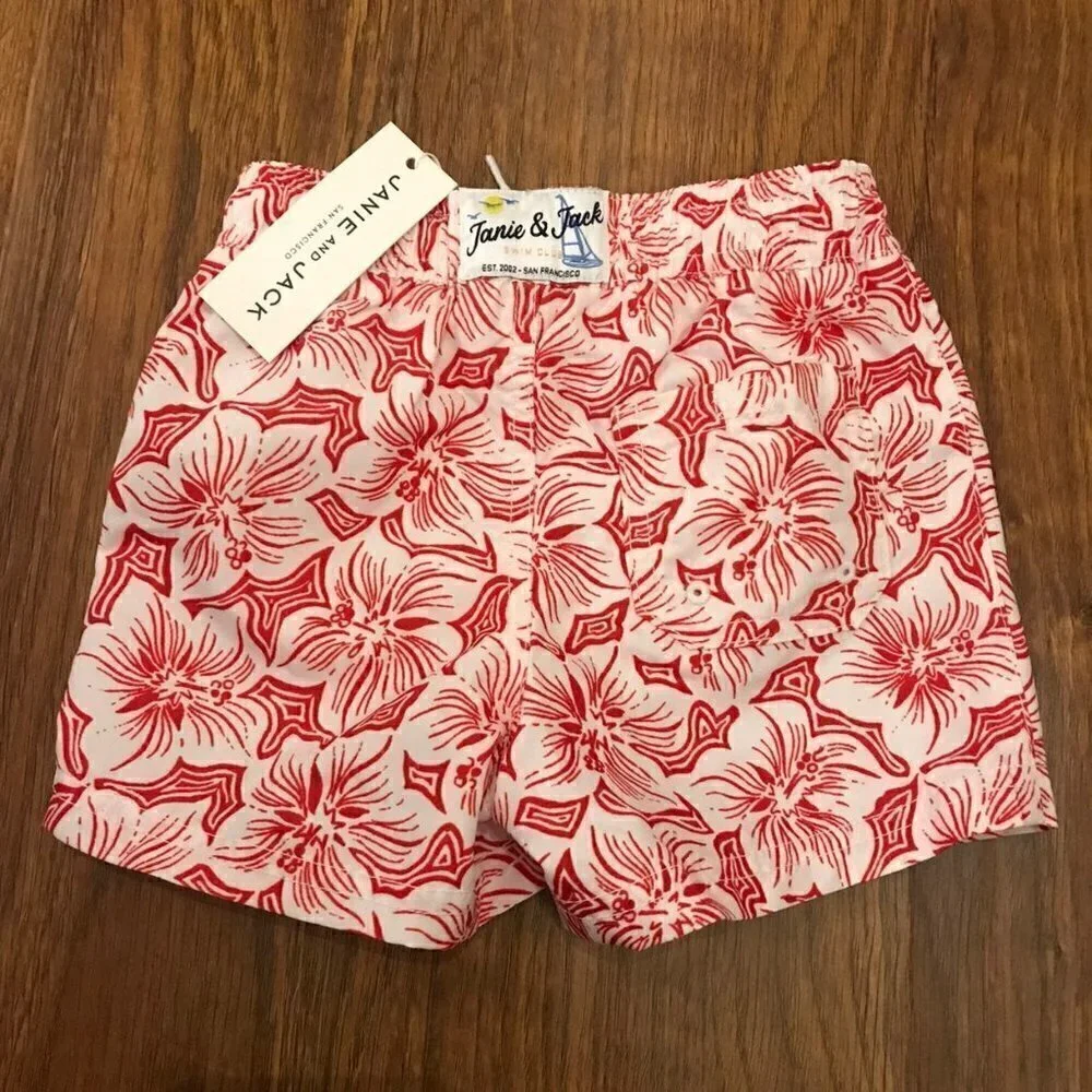 NWT Janie and Jack swim trunk Shorts